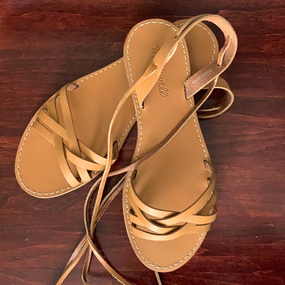 Lace up Madewell sandals